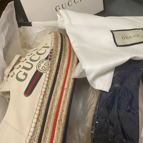 COPY - GUCCI PLATFORM SNEAKERS SIZE 10.5 - Picture 5 of 5